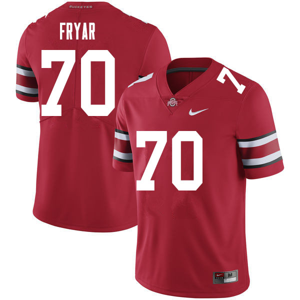Ohio State Buckeyes #70 Josh Fryar College Football Jerseys Sale-Red